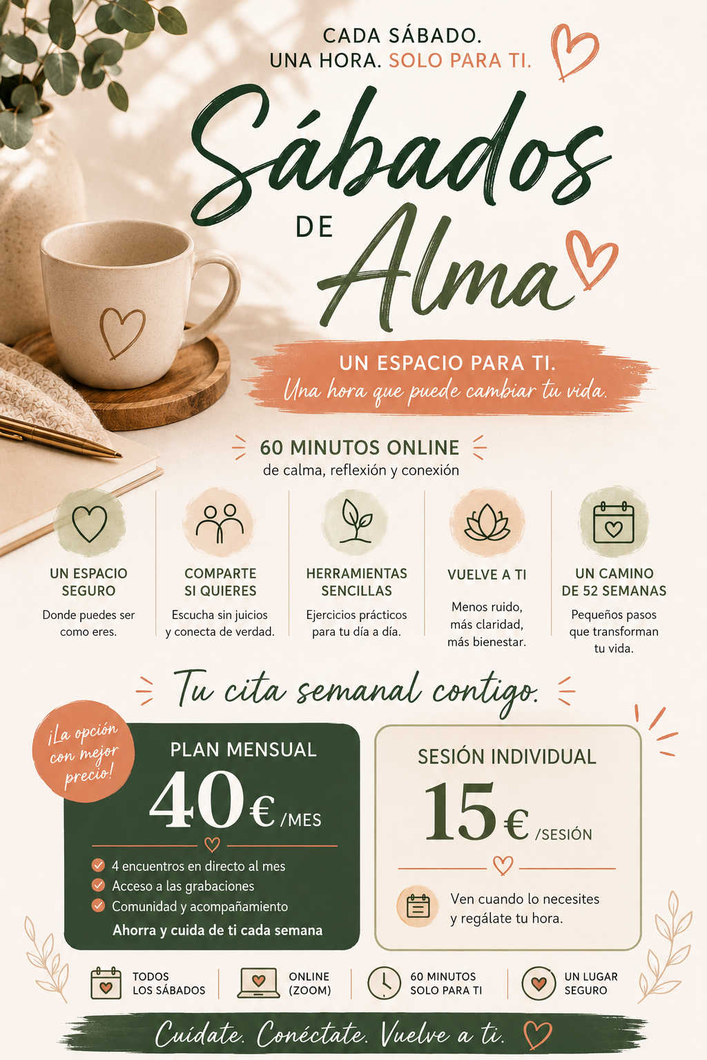 Sábados del alma. Una cita semanal para cuidar de ti